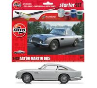 Airfix - A55011 Aston Martin DB5 - Maqueta de Coche de plástico para Adultos y niños Mayores de 8 años. Incluye calcomanías, Pinturas acrílicas Humbrol, Pinceles y policemento