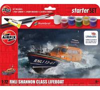 Airfix A55015 - Juego de iniciación para botes salvavidas RNLI Clase Shannon, sin pintar