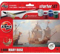 Airfix A55114A Mary Rosa Set Básico 1:400 Escala Pequeño Fácil Plástico Maqueta