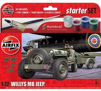 Airfix Hanging Gift Set Willys MB Jeep Model