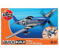 Airfix J6046 - Quickbuild Día D P-51D MUSTANG - Nuevo