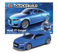 AIRFIX Kit de construcción de coche QUICKBUILD - J6054 Audi TT Coupé azul, kit de construcción para niños a partir de 6 años, juguetes de construcción para niños y niñas