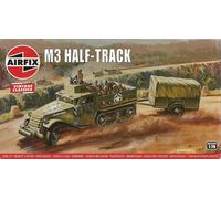 Airfix Kit Sin Montar 1/76 (20mm) M3A1 White Half Track & Remolque 1 Ton