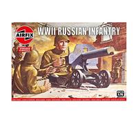 Airfix Model Figures Set, A00717V Infantería Rusa, Accesorios para Kit de construcción de Modelos, Kits de Modelos de plástico para Adultos y niños Mayores de 8 años, el Juego Incluye 48 Figuras