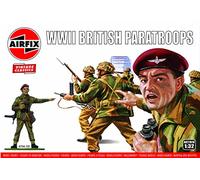 AIRFIX - Model Figures Set, A02701V Paracaidistas británicos de la Segunda Guerra Mundial, Accesorios para Kit de construcción de Modelos, para Adultos y niños Mayores de 8 años