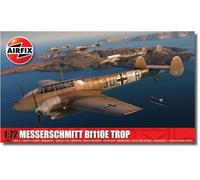 Airfix Model Set, A03081A Messerschmitt Bf110E/E-2 Trop Model Building Kit, Kits de avión Modelo de plástico para Adultos y niños Mayores de 8 años, el Juego Incluye bebederos y calcomanías