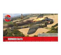 Airfix Model Set, A05010A Dornier Do17z Model Building Kit, Kits de avión Modelo de plástico para Adultos y niños Mayores de 8 años, el Juego Incluye bebederos y calcomanías, Modelo a Escala 1:72