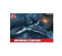 Airfix Model Set, A12013 Avro Vulcan B.2 BLACK BUCK Model Building Kit, Kits de avión modelo de plástico para adultos y niños mayores de 8 años, el juego incluye bebederos y calcomanías