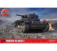 Airfix Set, A1378 Panzer III AUSF J Building Kit, Kits de Tanques plástico para Adultos y niños Mayores de 8 años, el Juego Incluye bebederos y calcomanías, Modelo a Escala 1:35, Color, Medium