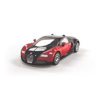 Airfix QUICKBUILD Bugatti 16.4 Veyron black/red Model (Importación USA)