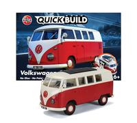 Airfix QUICKBUILD VW Camper Van, Kit de modelado, rojo