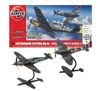 Airfix A50194 Supermarine Spitfire Mk.Vc vs Bf109F-4 Dogfight Double Kits de modelo de plástico para aviones