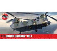 Airfix Standard Model Set A06023 Boeing Chinook HC.1 Model Building Kit, Kits de helicópteros Modelo de plástico para Adultos y niños Mayores de 8 años, Incluye bebederos y calcomanías