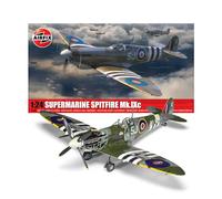 Airfix Supermarine Spitfire MK.IXc Kit de Modelo de avión, Escala 1:24, Kit de Modelo de avión/avión de plástico, Kit de Modelo WW2 de 433 Piezas para modeladores experimentados a Partir de 8 años