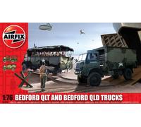 Airfix- Truck Camiones QLT y Bedford QLD-Kit de Modelo a Escala 1:76, Multicolor, Scale (A03306)
