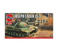 Airfix Vintage Classics - A01307V Joseph Stalin JS3 Russian Tank - Kits de tanque de plástico para adultos y niños de 8 años en adelante, el juego incluye 67 piezas, bebederos y calcomanías - Juego de