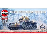 Airfix Vintage Classics Set, A01319V Tipo 97 Chi Ha Tanque japonés, Kits de Tanque Modelo de plástico para Adultos y niños Mayores de 8 años, el Juego Incluye 68 Piezas, bebederos y calcomanías