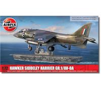 Airfix Vintage Classics Set, A04057A Hawker Siddeley Harrier GR.1/AV-8A, Kits de Aviones Modelo de plástico para Adultos y niños Mayores de 8 años, el Juego Incluye 114 Piezas