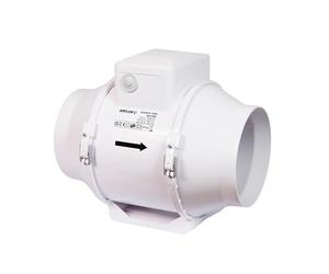Airflow Aventa 150B - Extractor en Línea 30W Bajo Consumo | Caudal 112-144 l/s (405-520 m³/h) | 2 Velocidades | Resistente IPX4 | Para Ductos 150mm | Garantía 3 Años