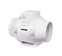 Airflow Aventa 150T - Extractor en Línea con Temporizador Ajustable (2-30 min) | 30W Bajo Consumo | Caudal 112-144 l/s (405-520 m³/h) | 2 Velocidades | Para Ductos 150mm | Garantía 3 Años
