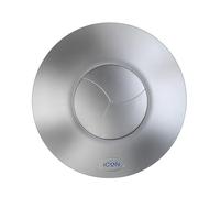 Airflow iCON 15 Cubierta de Extractor en Plata Elegante | Transforma tu Baño con Estilo de Diseñador