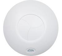 Airflow iCON 30 Extractor de Baño - 100mm/4-33 l/s de Caudal nergética 10.7W, 0.062 Amps, Persiana Iris Silenciosa, IPX4, Opciones de Control Múltiple | Garantía de 3 Años
