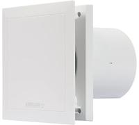 Airflow QT120B Extractor Baño Básico, 120 mm, Fabricado en Alemania, 2 Velocidades, 32 dB(A), 10/13 W, Hasta 47 l/s, QuietMark, Garantía 3 Años