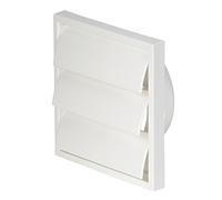 Airflow GG150-WH 71984001 Rejilla de Solapa de Gravedad, 0 W, Blanco, 150 mm