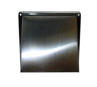 Airflow® Salida de ventilación Pared 150mm Acero Inoxidable con Tapa de Gravedad - Cubierta Resistente al Clima para Uso Comercial, Industrial y doméstico - Incluye Tornillos inoxidables