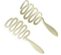 Airflows - Peine texturizador para cabello plano que crea volúmenes naturales, construcción de ABS para peinar diariamente coronas texturizadas, cepillo de pelo