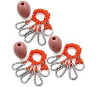 AirFly Arnés de 4 brazos para trampa de cangrejos con ganchos de acero inoxidable 304 y flotador de boya, combo (3 piezas)