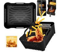 Airfryer Accesorio para Philips 4000 Series Stacked Dual Basket 10L, molde de silicona para freidora Cosori Dual Zone 8,5L, accesorio para freidora de aire caliente Ninja AF400EU SL400EU y 8,5L-10L