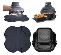 Airfryer Accesorios para Ninja CRISPi FN101EU, Molde de Silicona Protector de Superficie de Trabajo para Ninja Crispi FN101EUGY, FN101EUST y FN101EUSG, Reutilizable Airfryer Molde de Silicona