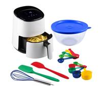Airfryer Freidora de aire sin aceite NATURFRY Compact 2.5l 1450W con Set de 14 Accesorios de cocina