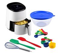 Airfryer Freidora de aire sin aceite NATURFRY Compact 2.5l 1450W con Set de 14 Accesorios de cocina