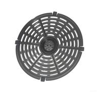 Airfryer - Sartén parrilla de 20 x 20 cm, pieza de repuesto para freidora de aire caliente, antiadherente, con asa, rejilla para carne, verduras, reutilizable