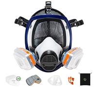 AirGearPro G-750 Máscara de Gas Completa Antipolvo | Mascarilla de Protección Respiratoria con Filtro A1P2 | Ideal para pintura spray, pulverización, lijado, productos químicos, bricolaje.