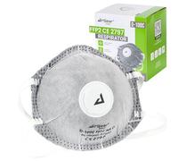 AirGearPro Mascarillas FFP2 con Válvula (Pack de 20 Unidades) - Respirador Mascarilla Antipolvo con Filtro - Mascarilla para Polvo Fino