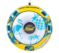 Airhead Blast 3 | 3 Rider Towable Tube for Boating, Blue
