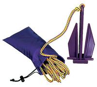 AIRHEAD MCCALL 's Patterns Kwik tek A-5 PWC FLUKE Anchor con Bolsa de Nailon y Cuerda