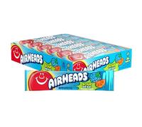 Airheads Barras de caramelo ácido, sabor a explosión azul, a granel, concesiones, fiestas, paquete de 36 barras