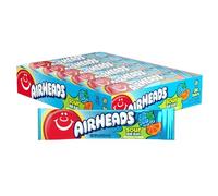 Airheads Sour Candy Bars, sabor a explosión de azul ácido, a granel, concesiones, fiestas, paquete de 36 barras
