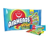 Airheads Sour Mini barras de caramelo, paquete variado de caramelos, bolsa de 12 onzas