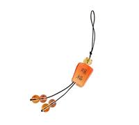 AIRHSKWI - Colgante de lámpara de deseo, cadena de teléfono, llavero, correa de bolsillo, decoración para llaves, bolso, bolso, tela/pluma, tela/pluma