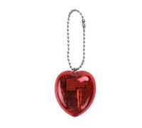 AIRHSKWI Elegante caja de música en forma de corazón, diseño romántico, para colgar en bolsa para el día de San Valentín o cumpleaños, Aleación de acero, pluma, tela