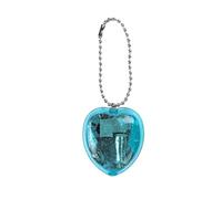 AIRHSKWI Elegante caja de música en forma de corazón, diseño romántico, para colgar en bolsa para el día de San Valentín o cumpleaños, Aleación de acero, pluma, tela