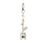 AIRHSKWI Elegante dije de teléfono con conchas de peces tropicales con conchas marinas naturales y diseños oceánicos para un uso versátil, door buckle, aleación