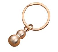 AIRHSKWI Llavero de calabaza de latón resistente que simboliza la buena suerte y la riqueza, diseños portátiles para uso diario o decoración de bolsas, Latón