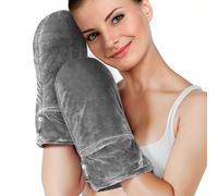 AiricePac Manoplas térmicas para artritis, calentador de manos para microondas para mujeres y hombres en casos de articulaciones rígidas, dedo gatillo, guantes de terapia cálida, sin perfume, color