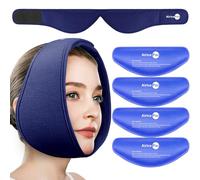 AiricePac Wisdom Teeth - Paquete de hielo para la cabeza, paquete de hielo facial para cirugía oral de mandíbula, alivio del dolor para ATM, dientes extraídos, 4 paquetes de gel de terapia de frío